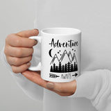 Adventure awaits coffee mug - available in 2 sizes