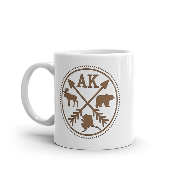 Alaska Coffee Mug - print on front and back - available in 2 sizes